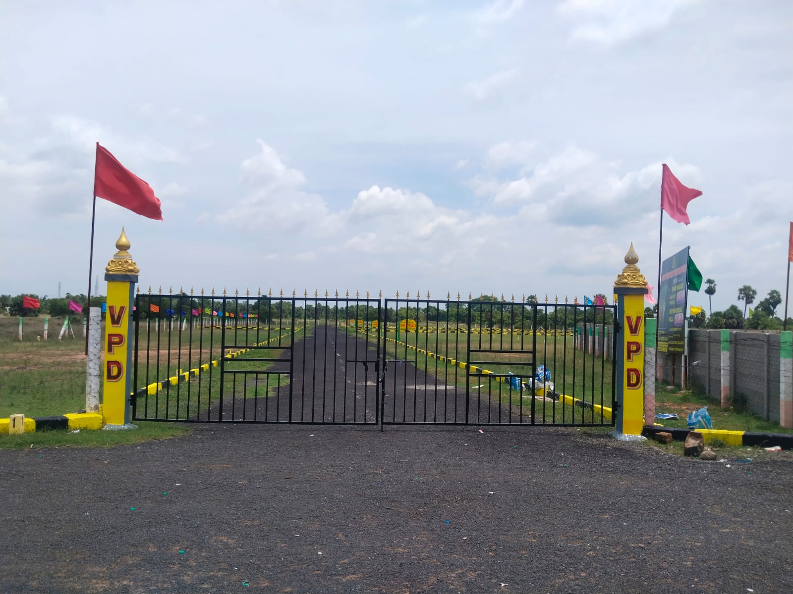 Uthukadu Walajabad Villa Plots - Front View